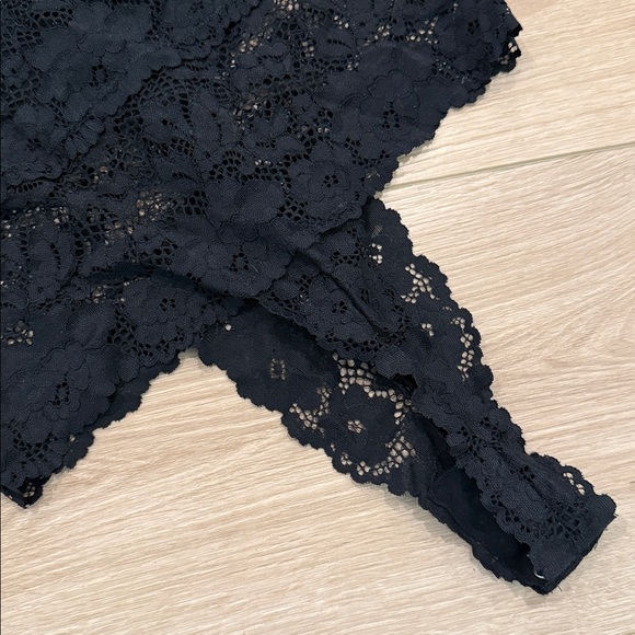 Intimately Free People Black Lace Bodysuit Lingerie - Picture 9 of 10
